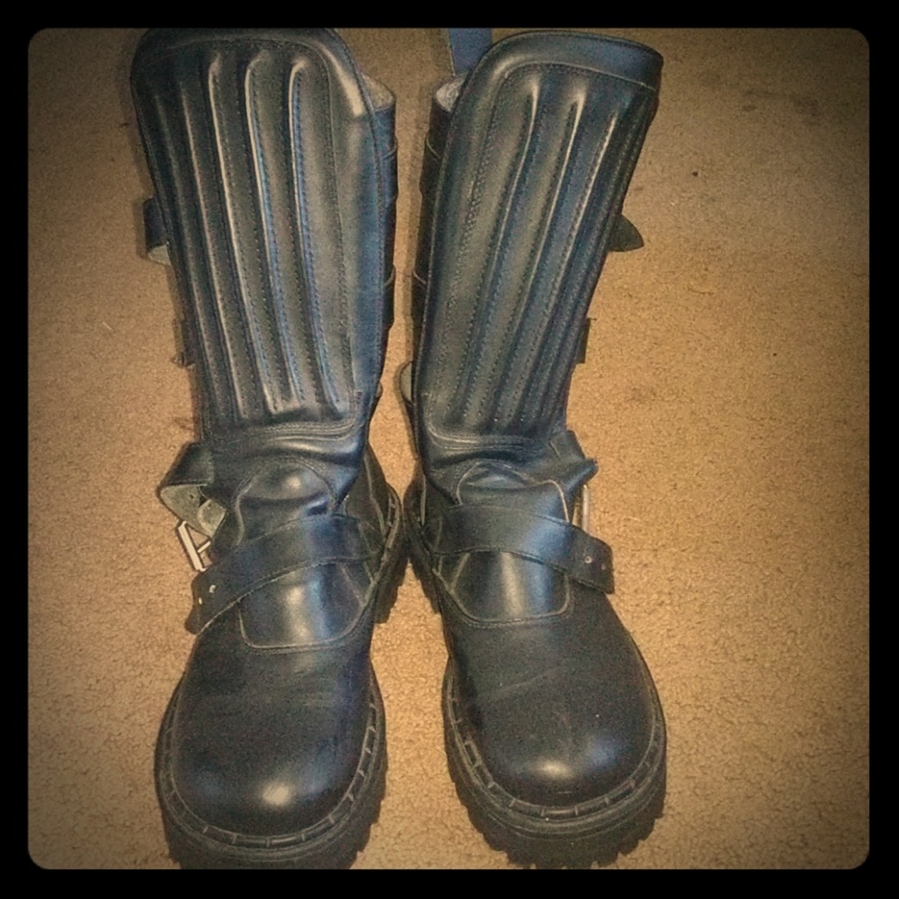 T. U. K II Gladiator Plate Biker Boots
